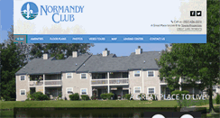 Desktop Screenshot of normandyclubapts.com