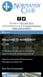 Mobile Screenshot of normandyclubapts.com
